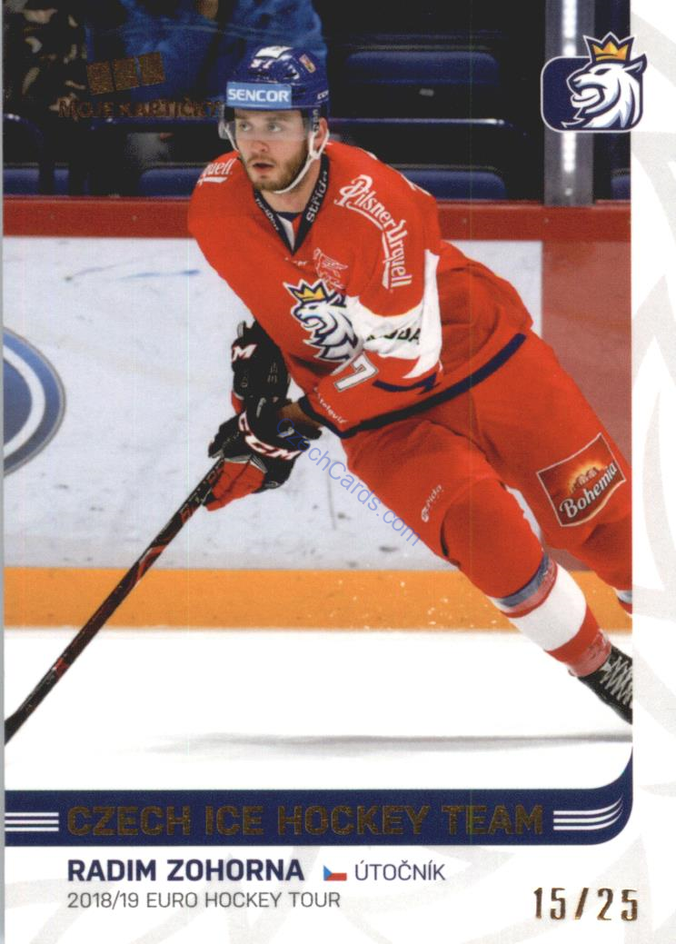 Radim Zohorna MK Cards 2019 GOLD #40 /25