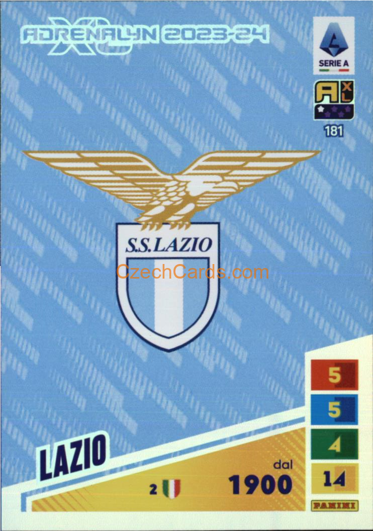 Logo Lazio 2023/24 Panini Calciatori Adrenalyn XL #181