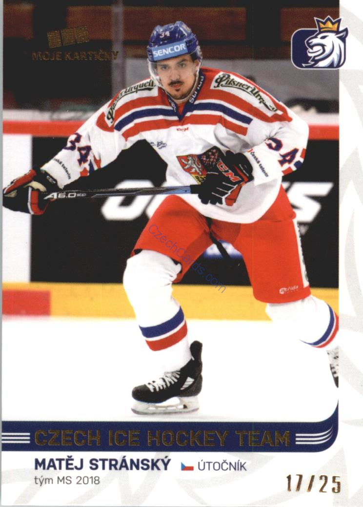 Matěj Stránský MK Cards 2019 GOLD #58 /25