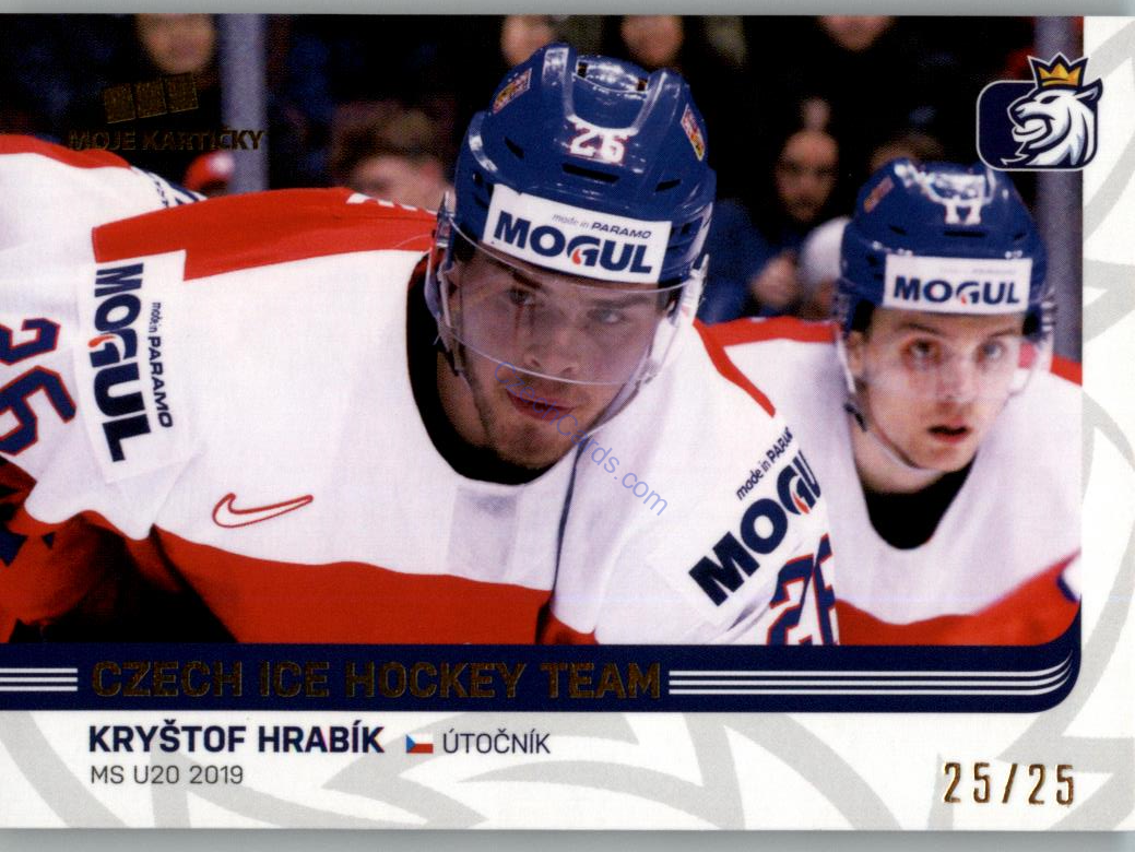 Kryštof Hrabík MK Cards 2019 GOLD #66 /25
