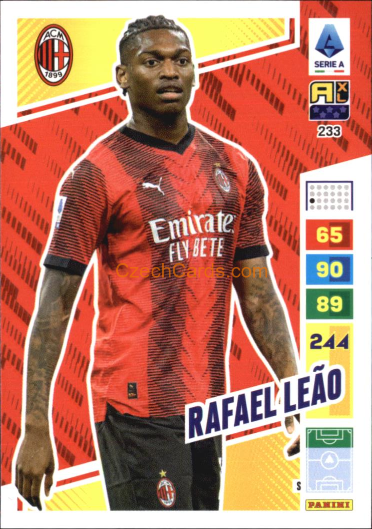Rafael Leão 2023/24 Panini Calciatori Adrenalyn XL #233
