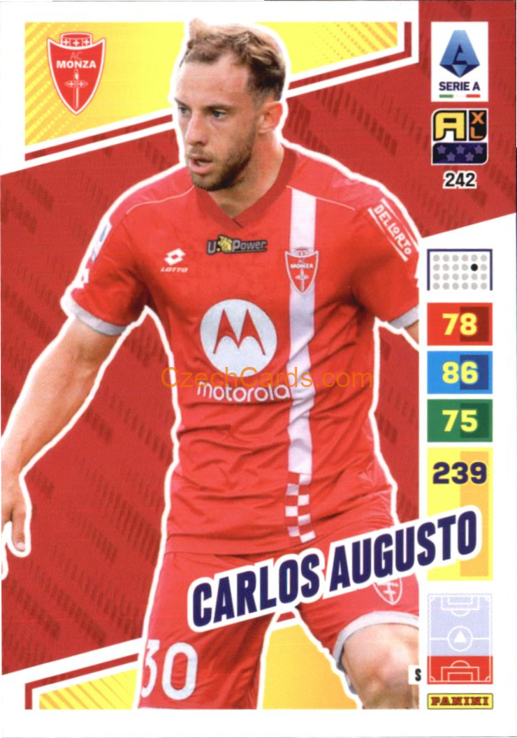 Carlos Augusto 2023/24 Panini Calciatori Adrenalyn XL #242