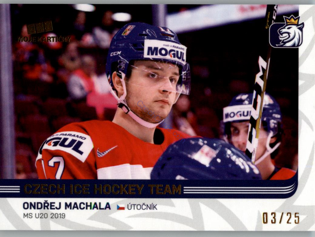 Ondřej Machala MK Cards 2019 GOLD #74 /25