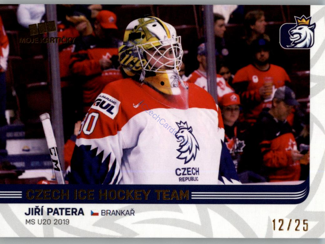 Jiří Patera MK Cards 2019 GOLD #77 /25