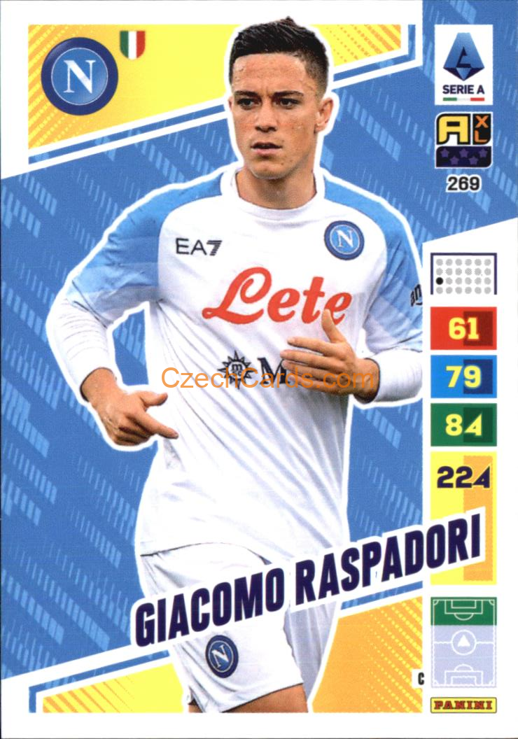 Giacomo Raspadori 2023/24 Panini Calciatori Adrenalyn XL #269