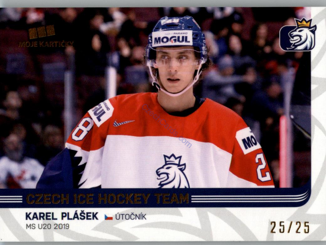 Karel Plášek MK Cards 2019 GOLD #79 /25