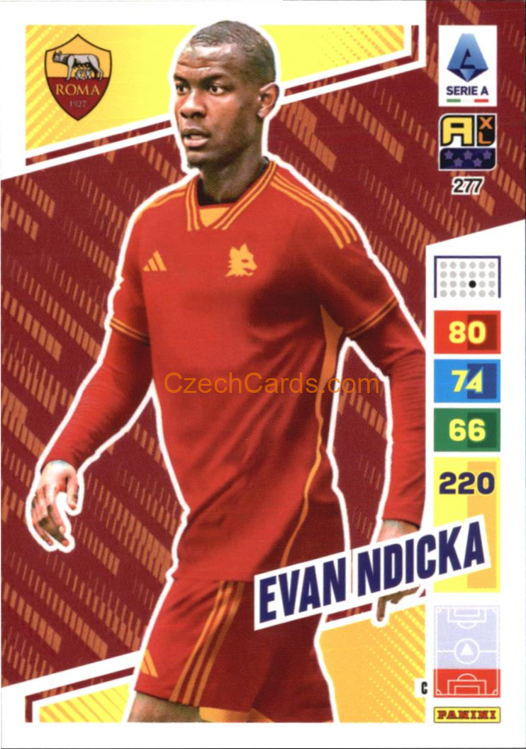 Evan Ndicka 2023/24 Panini Calciatori Adrenalyn XL #277