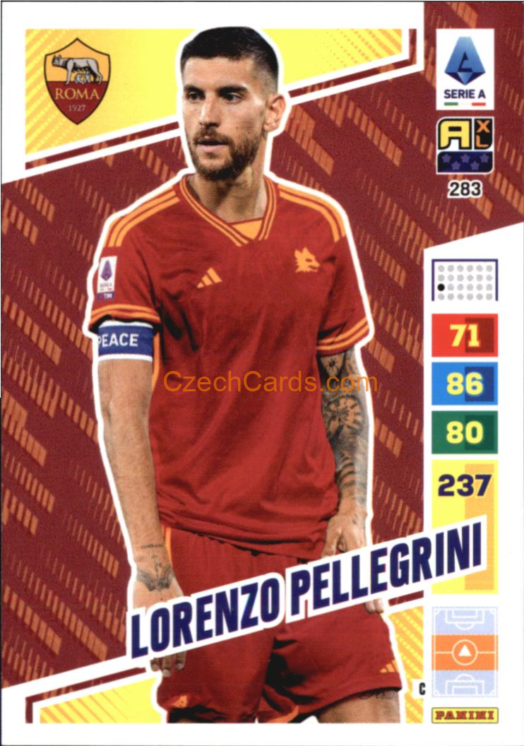 Lorenzo Pellegrini 2023/24 Panini Calciatori Adrenalyn XL #283