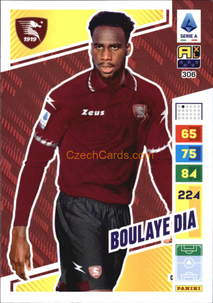 Boulaye Dia 2023/24 Panini Calciatori Adrenalyn XL #306