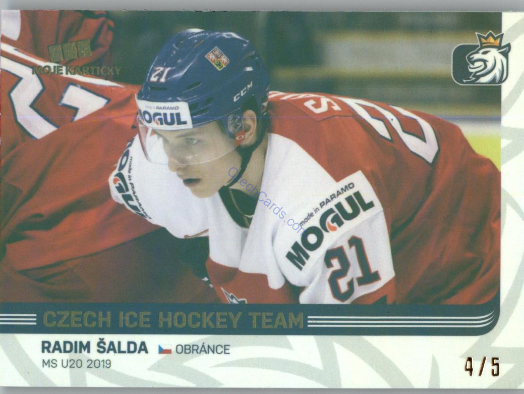 Radim Šalda MK Cards 2019 GOLD RAINBOW #81 /5