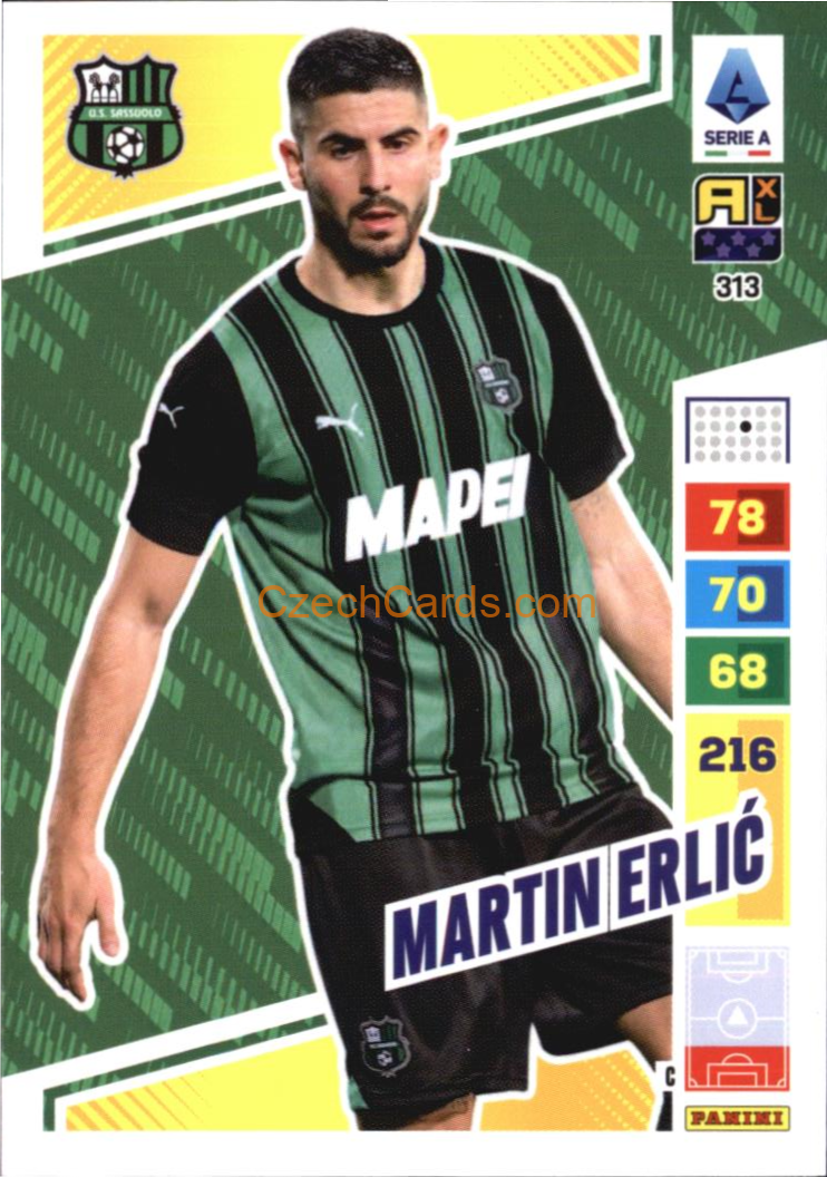 Martin Erlić 2023/24 Panini Calciatori Adrenalyn XL #313
