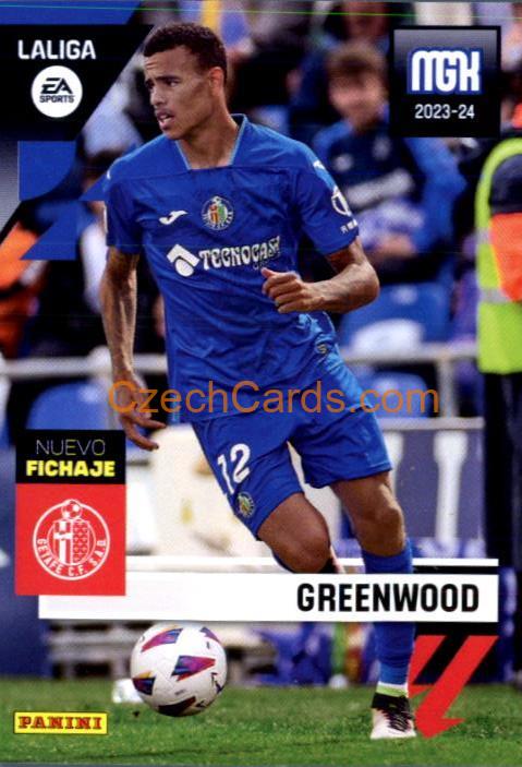Greenwood 2023/24 Panini Megacracks Nuevos Fichajes #496