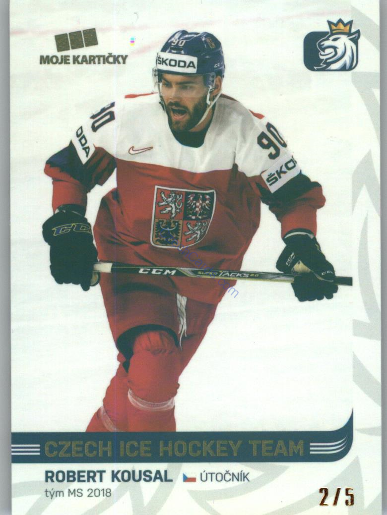 Robert Kousal MK Cards 2019 GOLD RAINBOW #50 /5