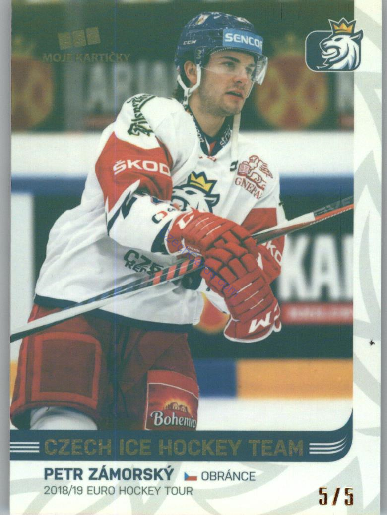 Petr Zámorský MK Cards 2019 GOLD RAINBOW #37 /5