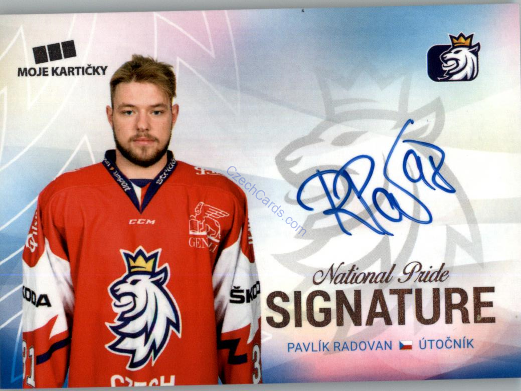 Radovan Pavlík MK Cards 2019 Signaure  /30