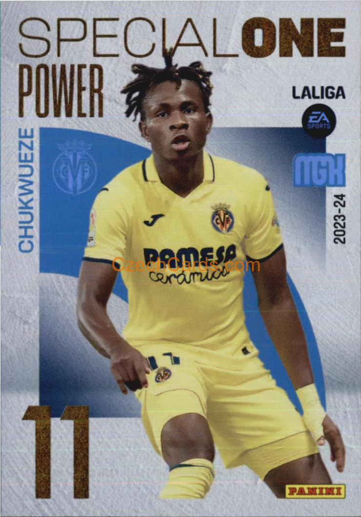 Chukwueze 2023/24 Panini Megacracks Special One Power #387P