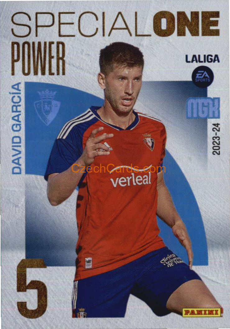 David García 2023/24 Panini Megacracks Special One Power #388