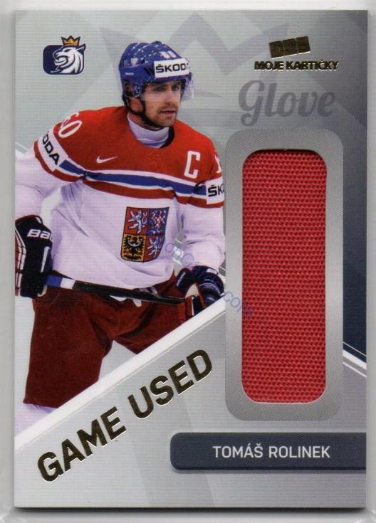 Tomáš Rolinek MK Cards 2019 Game Used Glove /25