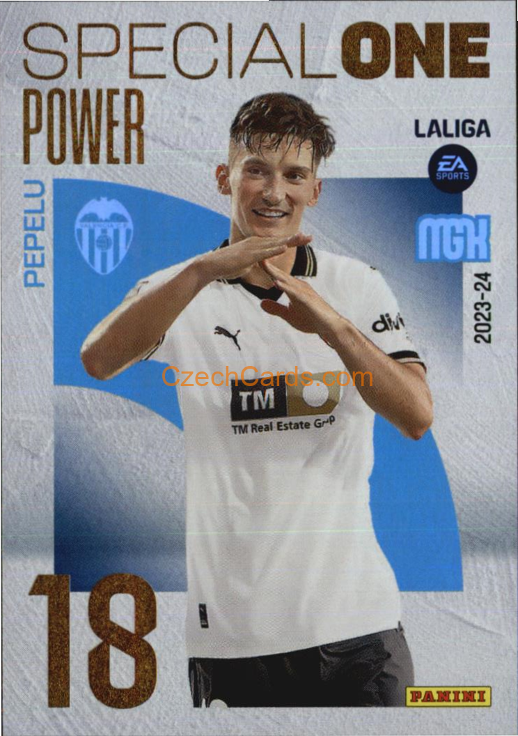 Pepelu 2023/24 Panini Megacracks Nuevos Fichajes Special One Power #510P