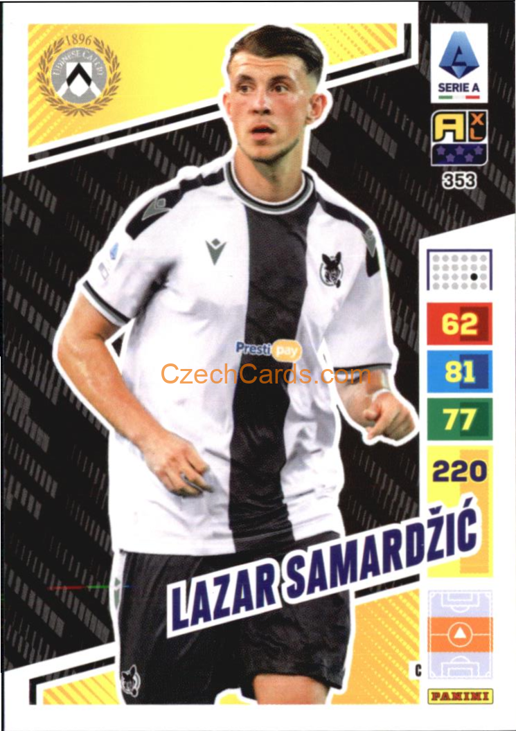 Lazar Samardžić 2023/24 Panini Calciatori Adrenalyn XL #353