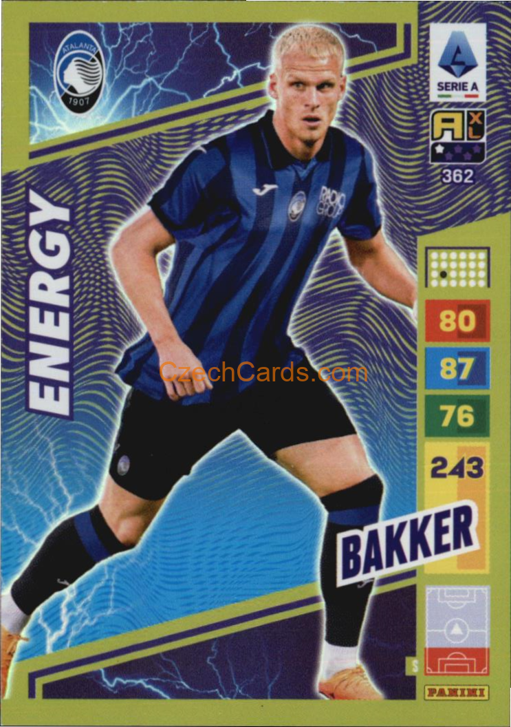 Mitchel Bakker 2023/24 Panini Calciatori Adrenalyn XL Energy #362