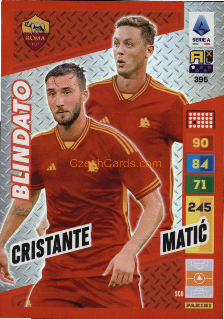 Cristante / Matić 2023/24 Panini Calciatori Adrenalyn XL Blindato #395