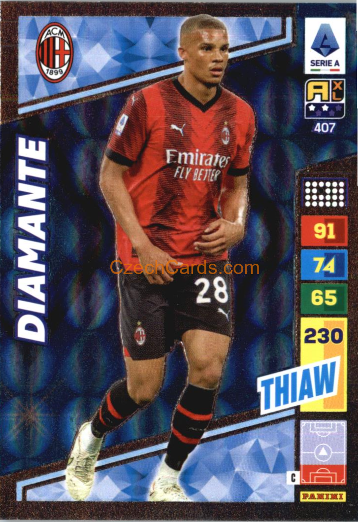 Malick Thiaw 2023/24 Panini Calciatori Adrenalyn XL Diamante #407