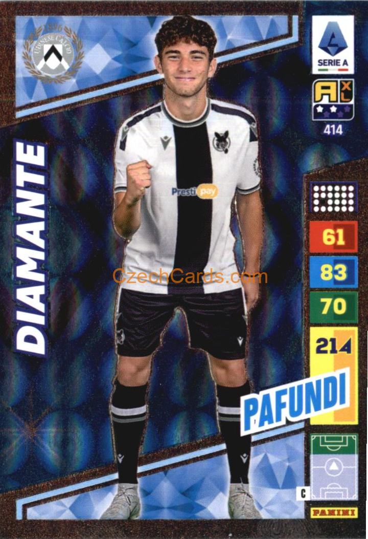 Simone Pafundi 2023/24 Panini Calciatori Adrenalyn XL Diamante #414