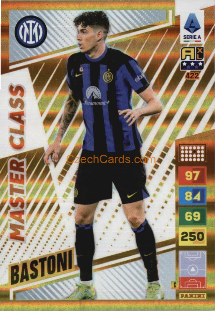 Alessandro Bastoni 2023/24 Panini Calciatori Adrenalyn XL Master Class #422