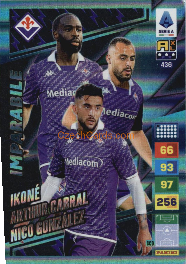 Ikoné / Cabral / González  2023/24 Panini Calciatori Imparabile #436
