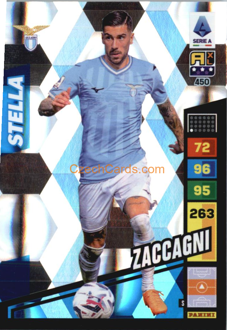 Mattia Zaccagni 2023/24 Panini Calciatori Adrenalyn XL Stella #450