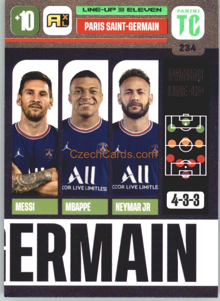 Paris Saint-Germain 2021-22 Top Class Eleven #234 Messi