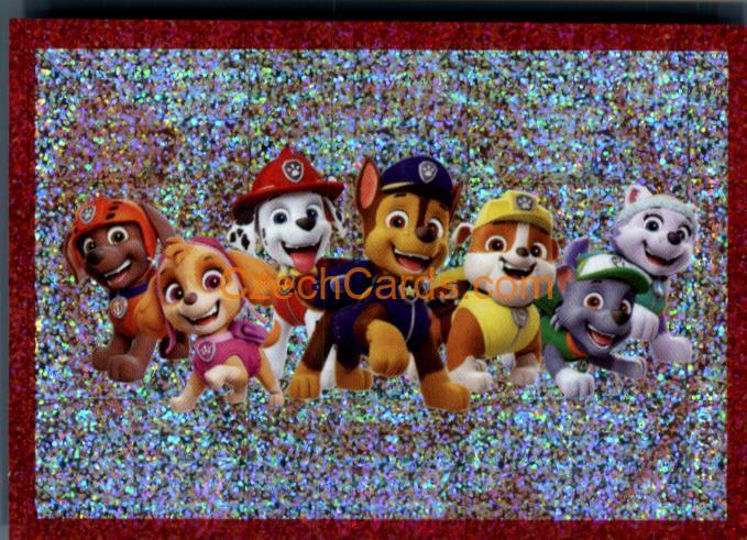 Poster Panini Paw Patrol 7 Sticker holo #X8