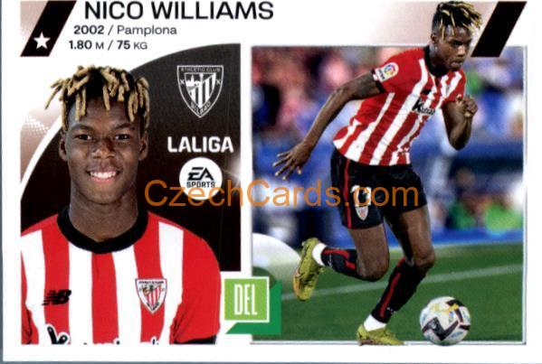 Nico Williams 2023/24 LaLiga Este Sticker #17