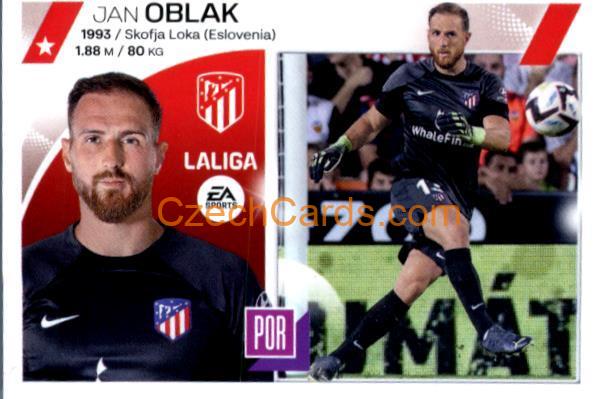Jan Oblak 2023/24 LaLiga Este Sticker #3