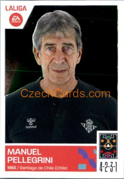 Manuel Pellegrini 2023/24 LaLiga Este Sticker #2