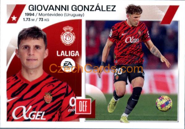 Giovanni González 2023/24 LaLiga Este Sticker #5B