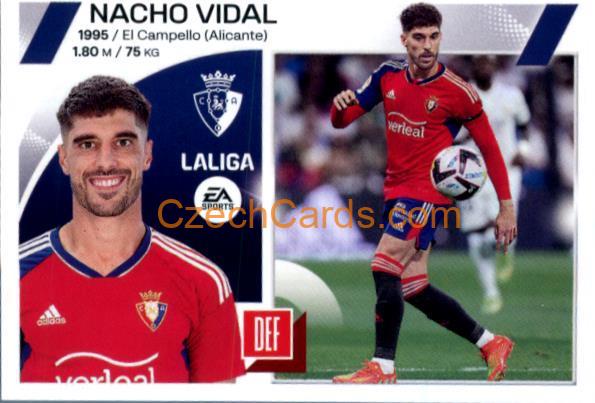 Nacho Vidal 2023/24 LaLiga Este Sticker #6