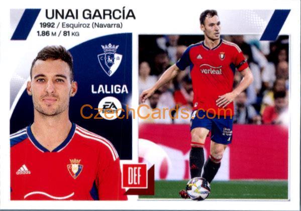 Unai García 2023/24 LaLiga Este Sticker #9