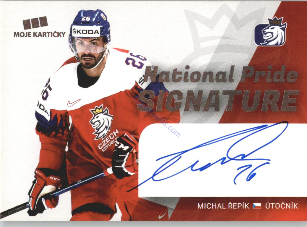 Michal Řepík MK Cards 2020 Signature /30