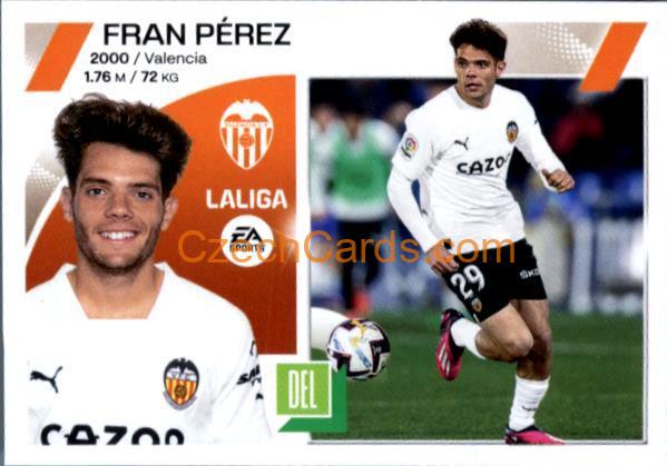 Fran Pérez 2023/24 LaLiga Este Sticker #19BIS