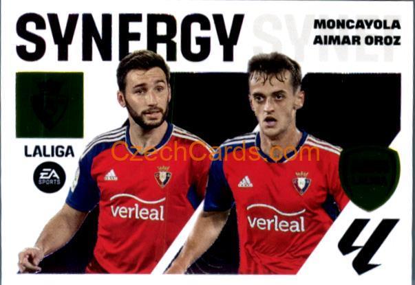 Moncayola - Aimar Oroz 2023/24 LaLiga Este Sticker Synergy #13