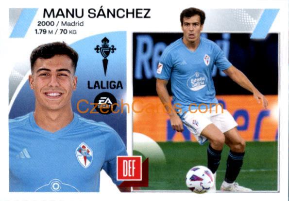 Manu Sánchez 2023/24 LaLiga Este Sticker Últimos fichajes #14