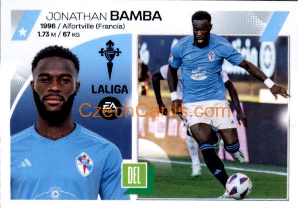 Jonathan Bamba 2023/24 LaLiga Este Sticker Últimos fichajes #22