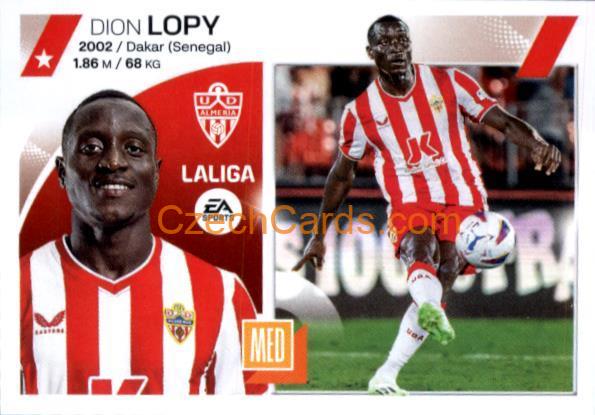 Dion Lopy 2023/24 LaLiga Este Sticker Últimos fichajes #35