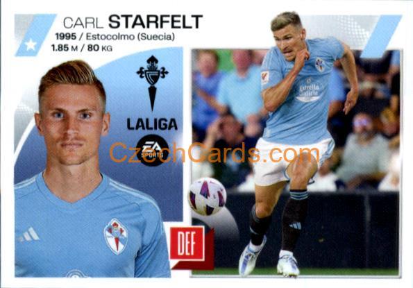 Carl Starfelt 2023/24 LaLiga Este Sticker Últimos fichajes #42