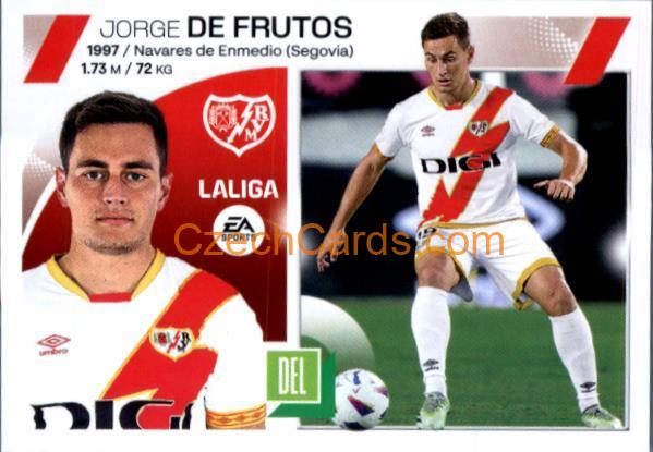 Jorge de Frutos 2023/24 LaLiga Este Sticker Últimos fichajes #46