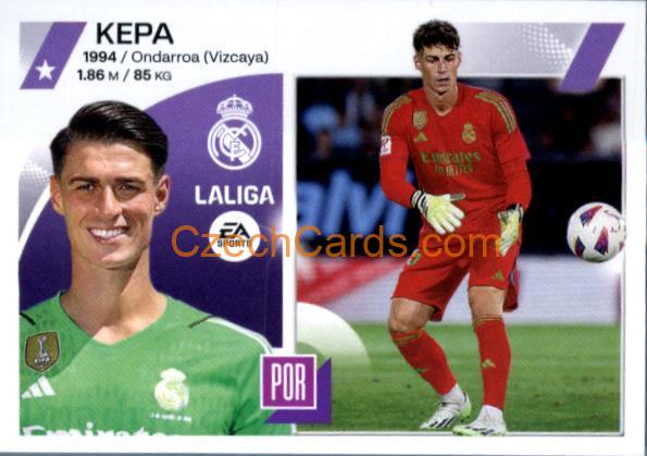 Kepa Arrizabalaga 2023/24 LaLiga Este Sticker Últimos fichajes #47