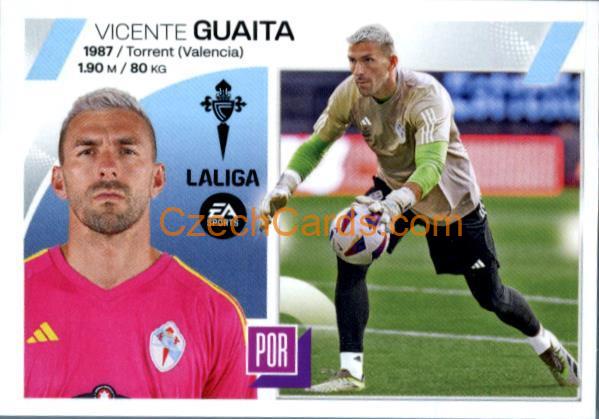 Vicente Guaita 2023/24 LaLiga Este Sticker Últimos fichajes #58