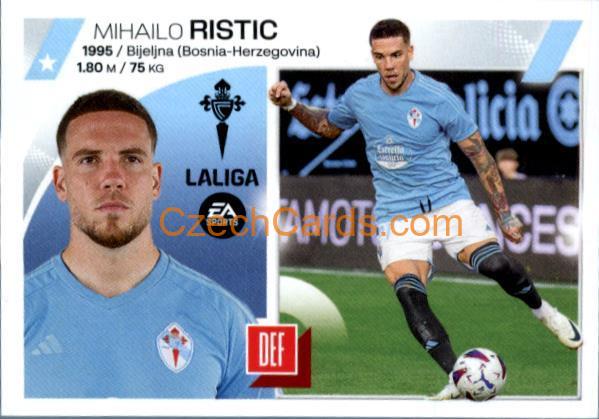 Mihailo Ristić 2023/24 LaLiga Este Sticker Últimos fichajes #61